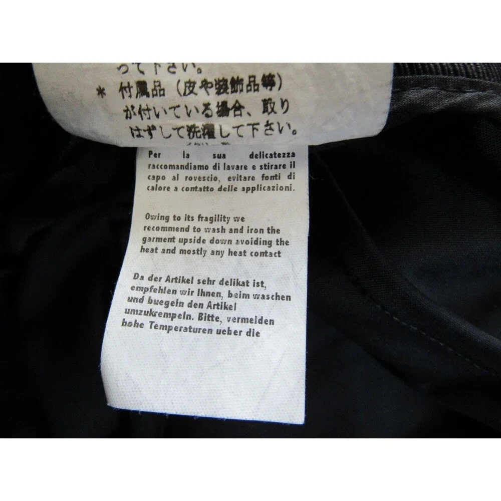 Dolce & Gabbana Black Straight Leg Silk Blend Made in Italy Pants Size 40 EUC